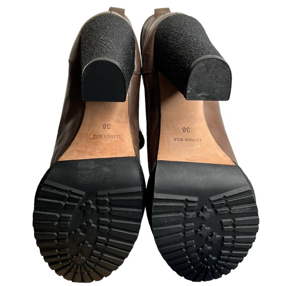 Anthropologie Plenty By Tracy Reese Brown Bootie Womens 7.5 - Picture 6 of 9